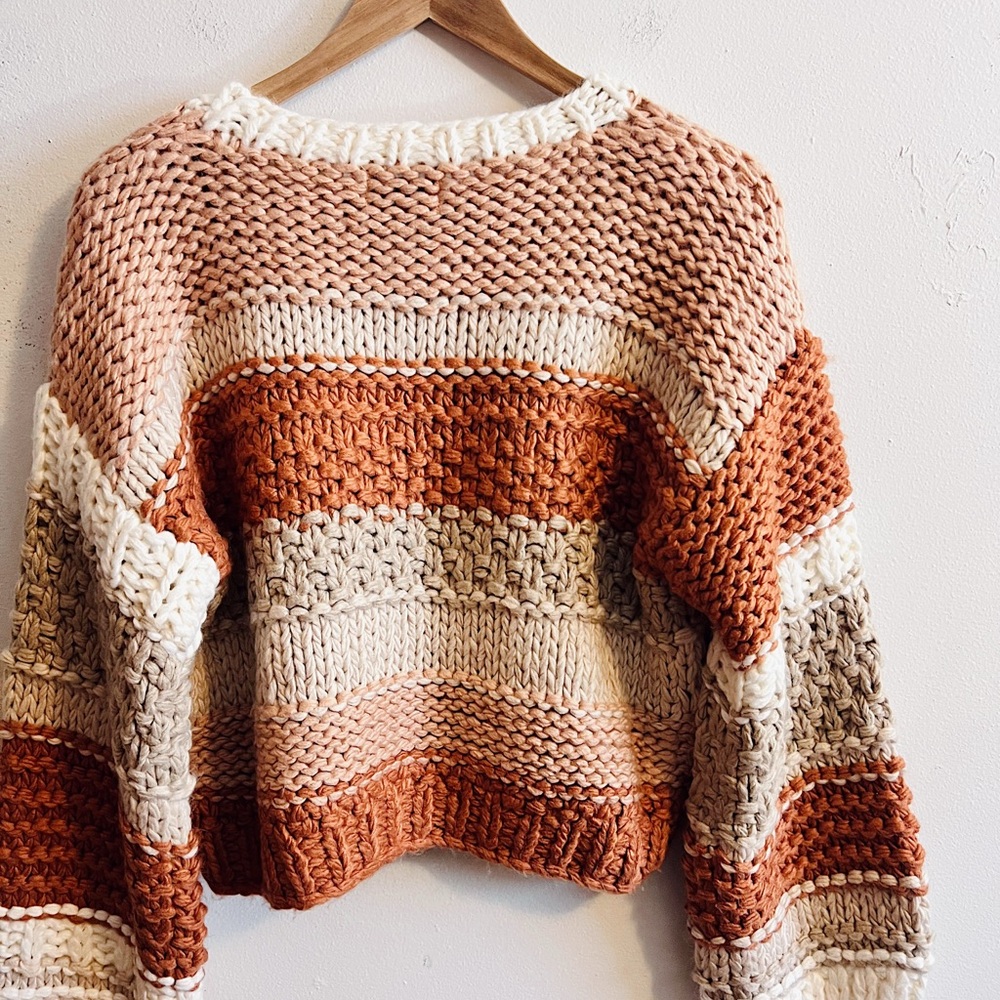 Sadie And Sage Chunky Pullover Cottage Core Sweater - Picture 5 of 6